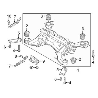 Volvo OE - Rear Suspension - Suspension Mounting (FWD)