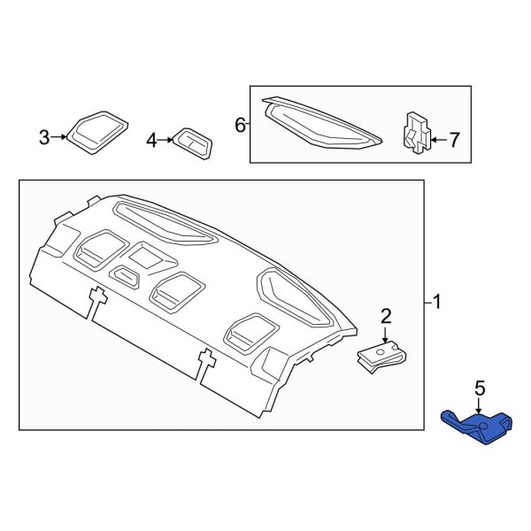 Child Restraint Anchor Plate