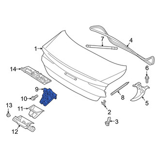 Volvo OE - Rear Deck Lid Latch