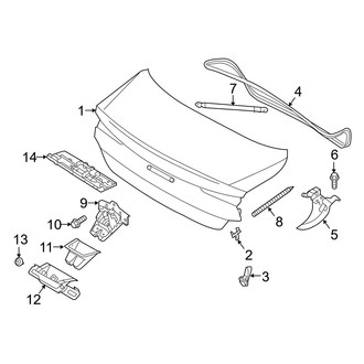 Volvo OE - Trunk Lid - Lid & Components