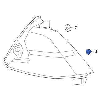 Volvo OE - Tail Light Nut