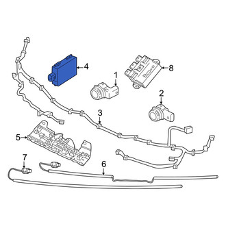 Volvo OE - Rear Blind Spot Detection System Warning Sensor