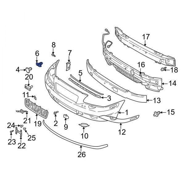 Bumper Cover Retainer