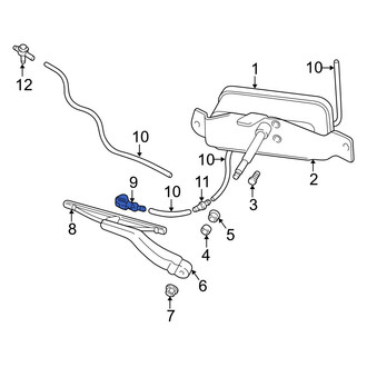Volvo OE - Front Right Headlight Washer Nozzle
