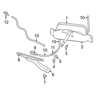 Volvo OE - Front Lamps - Washer Components