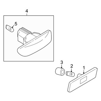 Volvo OE - Front Lamps - Side Marker Lamps