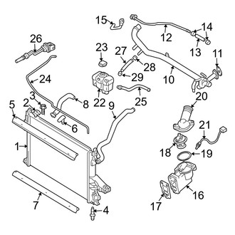 Volvo OE - Cooling - Radiator & Components (2.5L)
