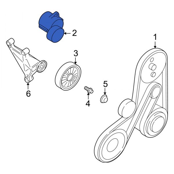 Accessory Drive Belt Tensioner Assembly