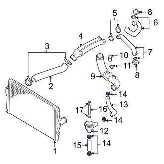 Volvo OE - Upper Intercooler Pipe Clamp