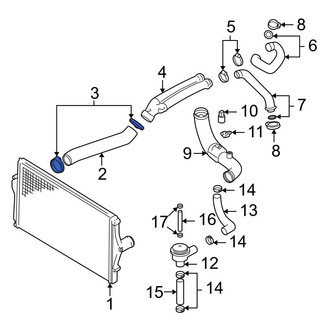 Volvo OE - Upper Intercooler Pipe Clamp