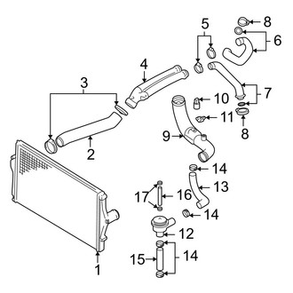 Volvo OE - Cooling - Intercooler (2.8L / 2.9L)