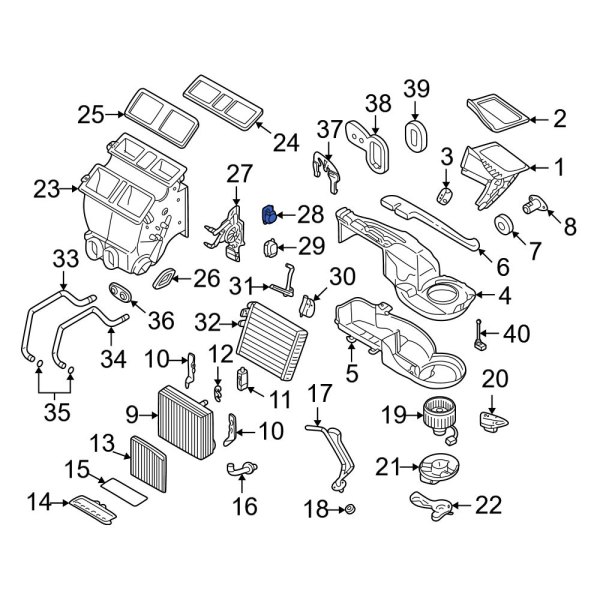 HVAC Air Inlet Door Actuator