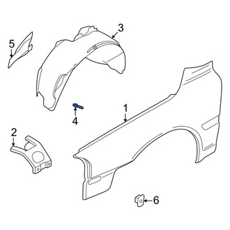 Volvo OE - Fender Liner Rivet