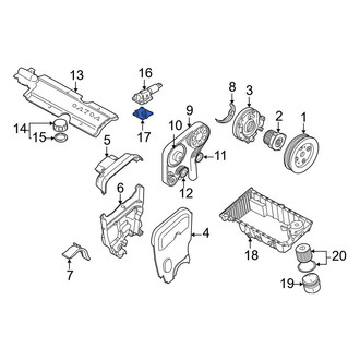 Volvo OE - Engine Variable Valve Timing (VVT) Solenoid Seal