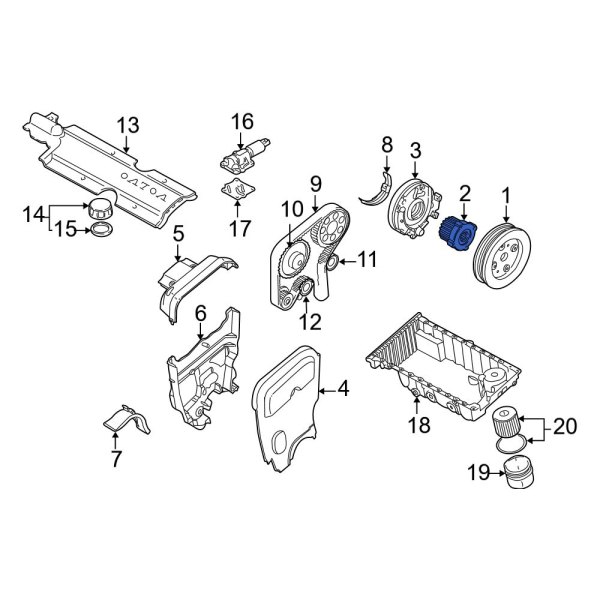 Engine Crankshaft Pulley