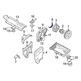 Volvo OE - Lower Engine Timing Cover