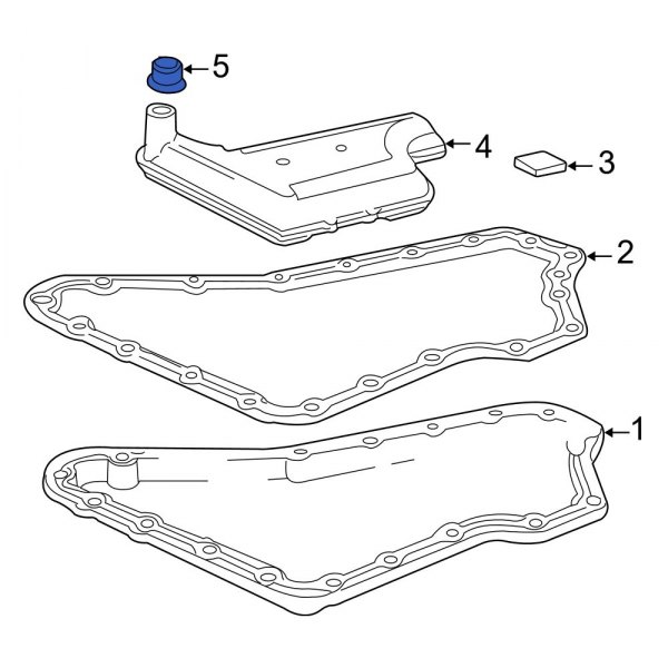 Volvo OE 9445704 Automatic Transmission Filter ORing