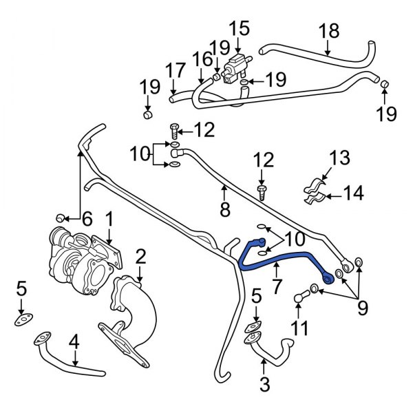 Turbocharger Oil Line