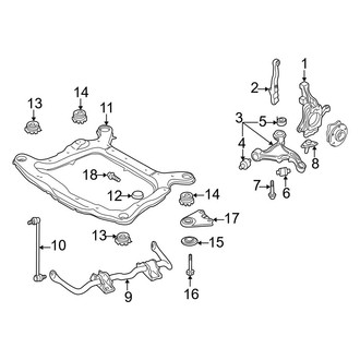 Volvo OE - Front Suspension - Suspension Components (2.9 / T6)