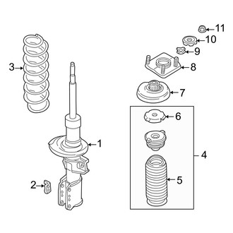 Volvo OE - Front Suspension - Struts & Components (2.9 / T6)