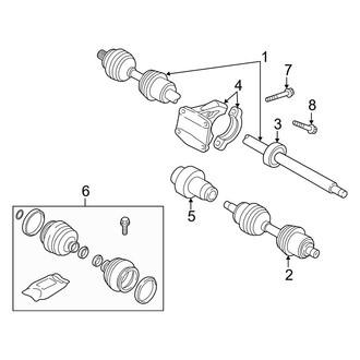 Volvo OE - Front Suspension - Drive Axles