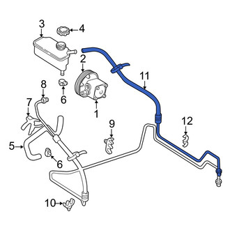 Volvo OE - Power Steering Return Hose