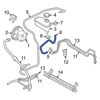 Volvo OE - Power Steering Reservoir Hose