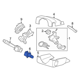 Volvo OE - Wiper Switch