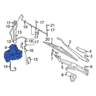 Volvo OE - Front Washer Fluid Reservoir