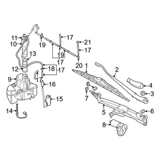 Volvo OE - Windshield - Wiper & Washer Components