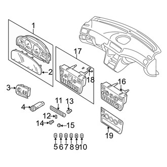 Volvo OE - Instrument Panel - Cluster & Switches