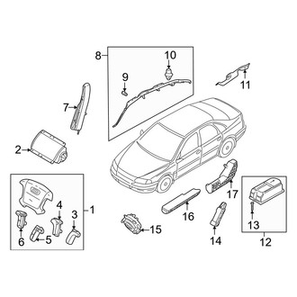 Volvo OE - Restraint Systems - Air Bag Components