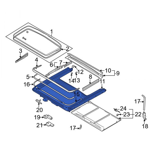 Sunroof Frame