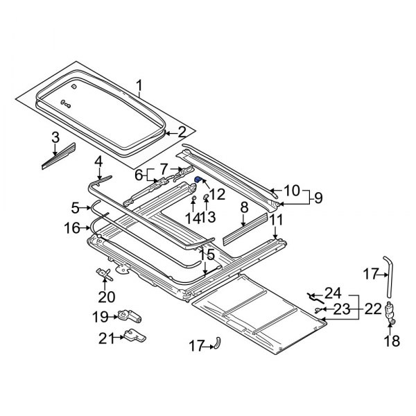 Sunroof Drain Hose