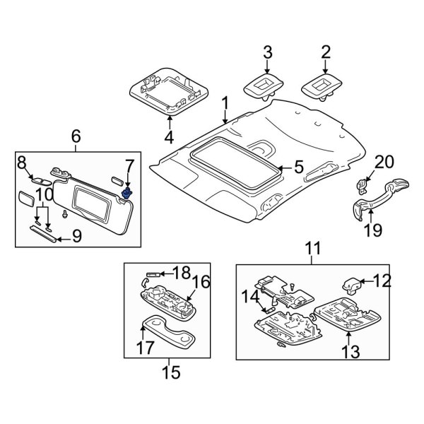 Sun Visor Support