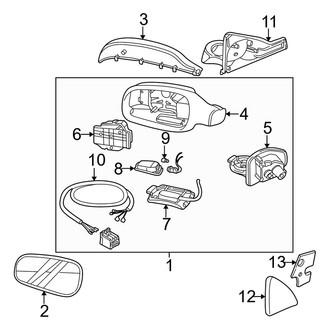 Volvo OE - Front Door - Outside Mirrors