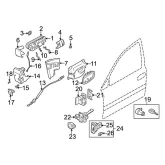 Volvo OE - Front Door - Lock & Hardware