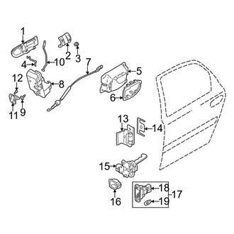 Volvo OE - Rear Door - Lock & Hardware