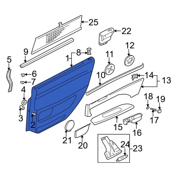 Door Interior Trim Panel