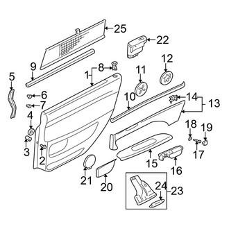 Volvo OE - Rear Door - Interior Trim