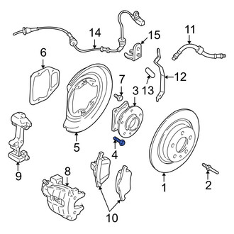 Volvo OE - Rear Wheel Lug Stud