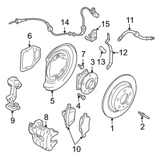 Volvo OE - Rear Suspension - Brake Components