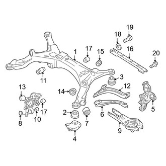 Volvo OE - Rear Suspension - Suspension Components