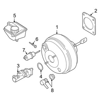 Volvo OE - Cowl - Components on Dash Panel (2.9 / T6)