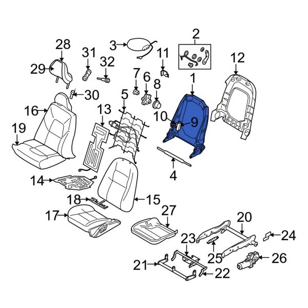 Seat Back Frame