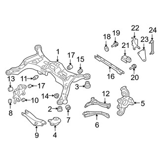 Volvo OE - Rear Suspension - Suspension Components (AWD)