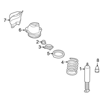 Volvo OE - Rear Suspension - Shocks & Components (2.5T AWD)