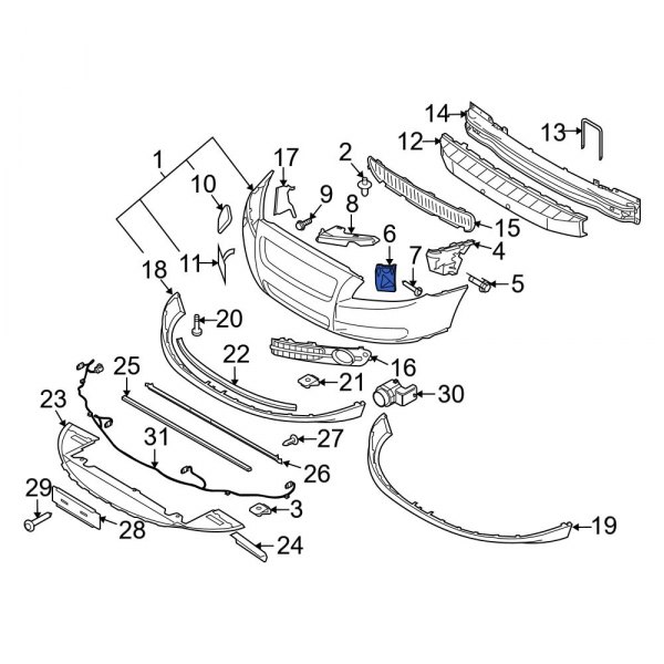 Bumper Cover Bracket