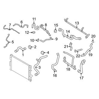 Volvo OE - Cooling - Hoses & Lines (3.2L)