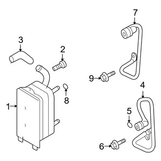 Volvo OE - Cooling - Trans Oil Cooler (3.2L Automatic Tr)